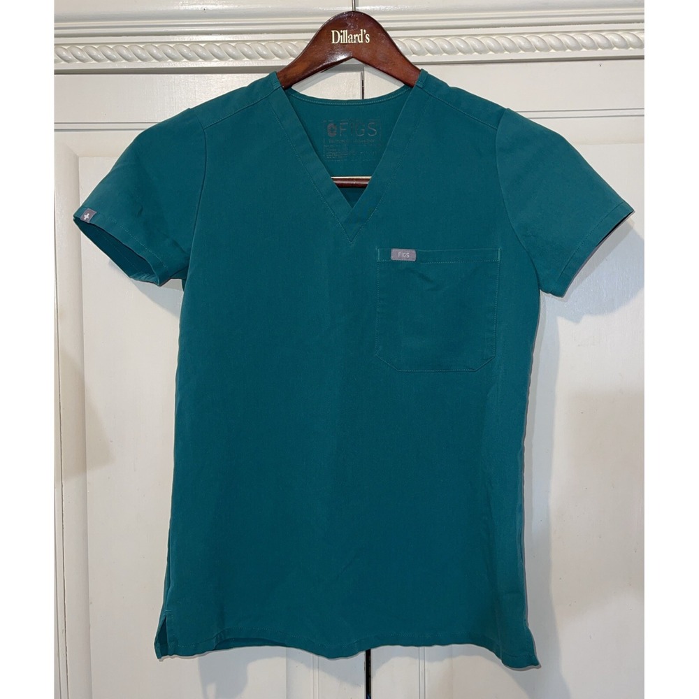Figs Shirt Women Small Green Hospital Work‎ Emergency Room Doctors Office